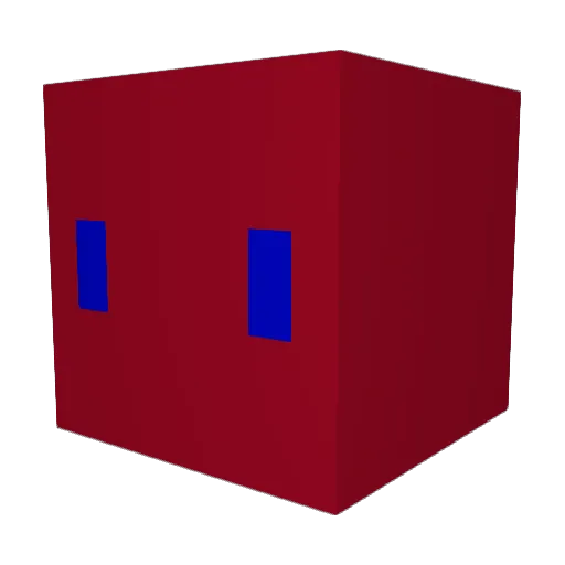 oliverxo Minecraft avatar head, 3D render