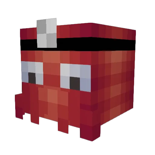 olivesack Minecraft avatar head, 3D render