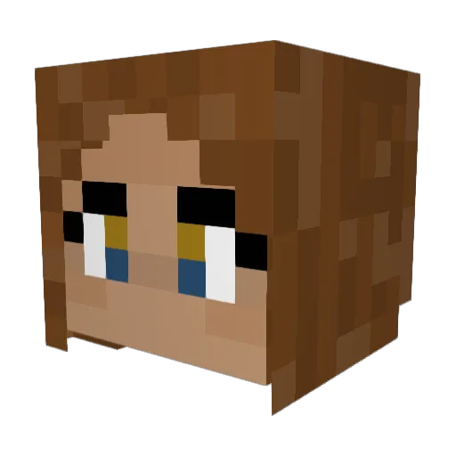 olivesholm Minecraft avatar head, 3D render