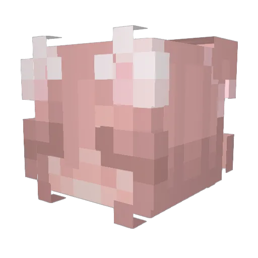 oliveszz Minecraft avatar head, 3D render