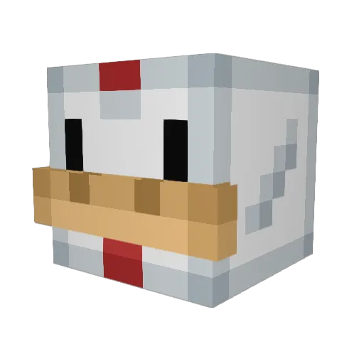 olivia163 Minecraft avatar head, 3D render