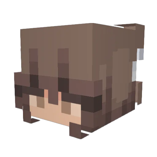 olivia707 Minecraft avatar head, 3D render