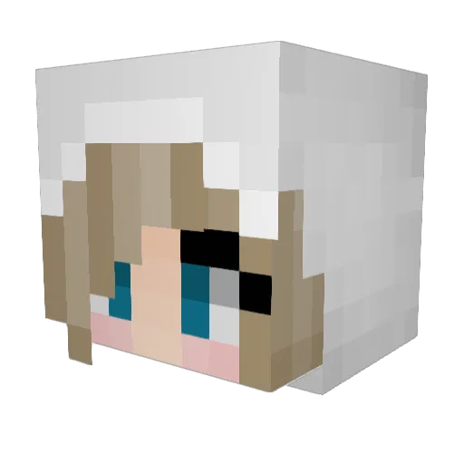 olivia_juliane Minecraft avatar head, 3D render