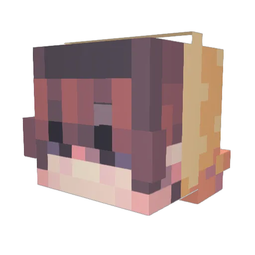 olivia_slays Minecraft avatar head, 3D render
