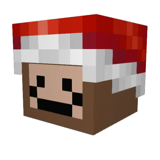 oliviakav Minecraft avatar head, 3D render