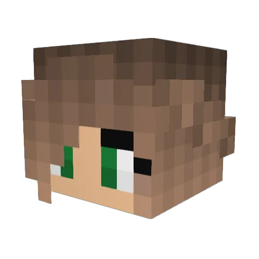 olivial258 Minecraft avatar head, 3D render