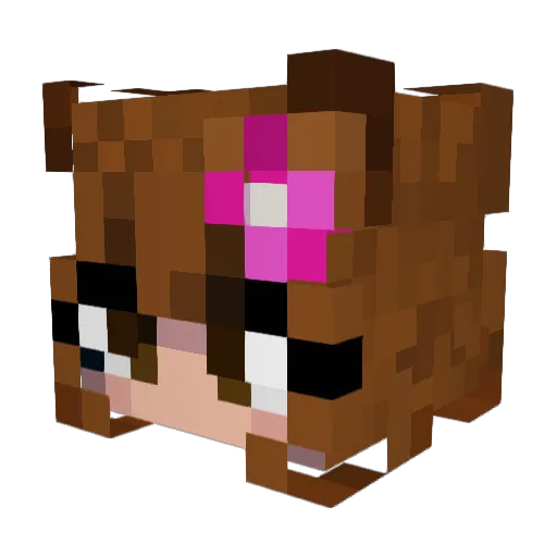 oliviar47 Minecraft avatar head, 3D render