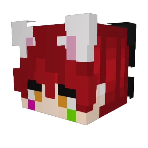 oliviarice69 Minecraft avatar head, 3D render