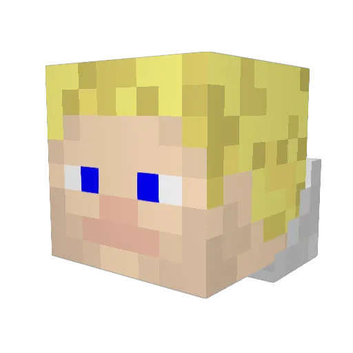 oliviawill2002 Minecraft avatar head, 3D render