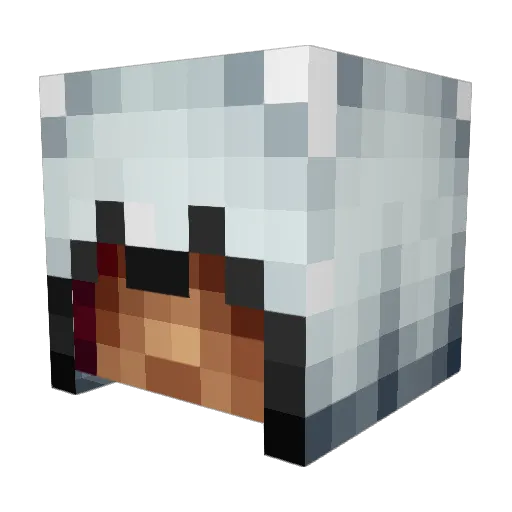 olivijf Minecraft avatar head, 3D render