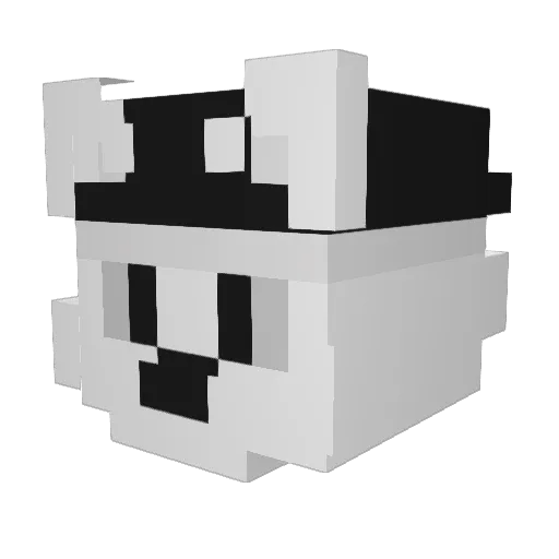 oliviobobby Minecraft avatar head, 3D render