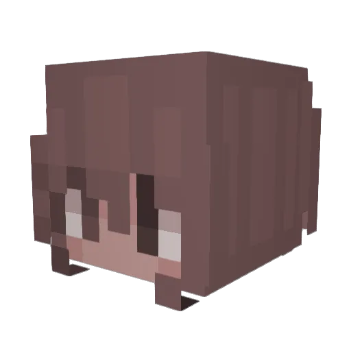 oliviu Minecraft avatar head, 3D render