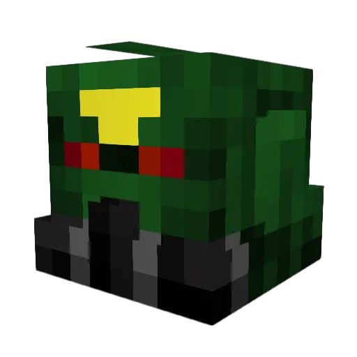 oliwerpryzwan Minecraft avatar head, 3D render