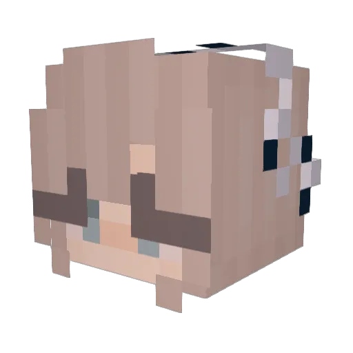 oliwia0308 Minecraft avatar head, 3D render
