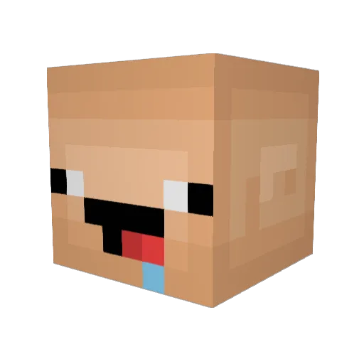 oliwierXDXD Minecraft avatar head, 3D render