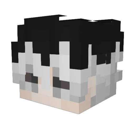 oliwierzz Minecraft avatar head, 3D render