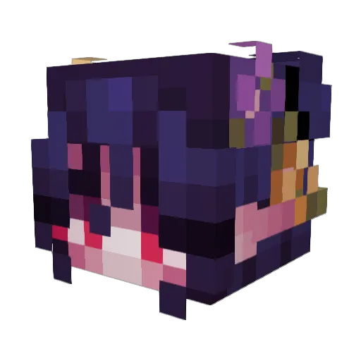 oliwija Minecraft avatar head, 3D render