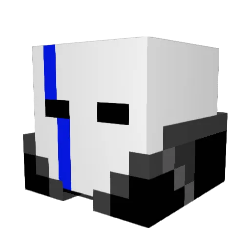 oliz30 Minecraft avatar head, 3D render