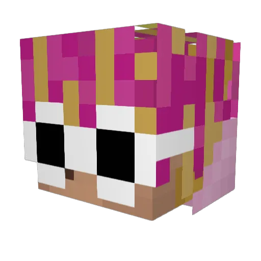 olle002 Minecraft avatar head, 3D render