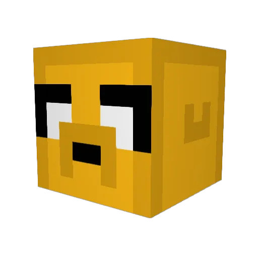 olle_spengler Minecraft avatar head, 3D render