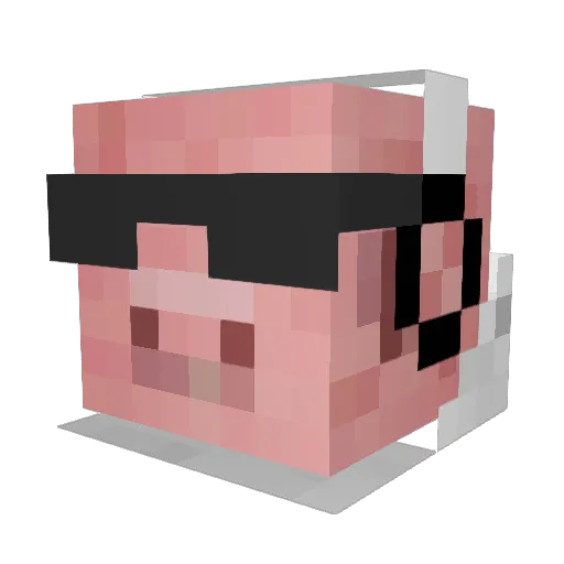 ollenor Minecraft avatar head, 3D render