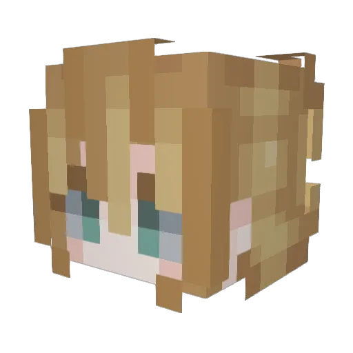 oller99 Minecraft avatar head, 3D render