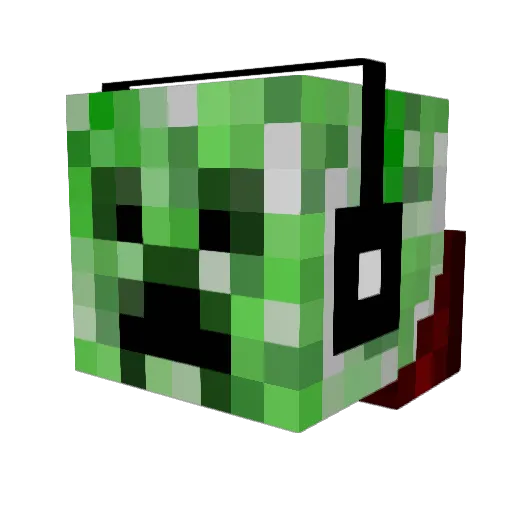 olli2005 Minecraft avatar head, 3D render