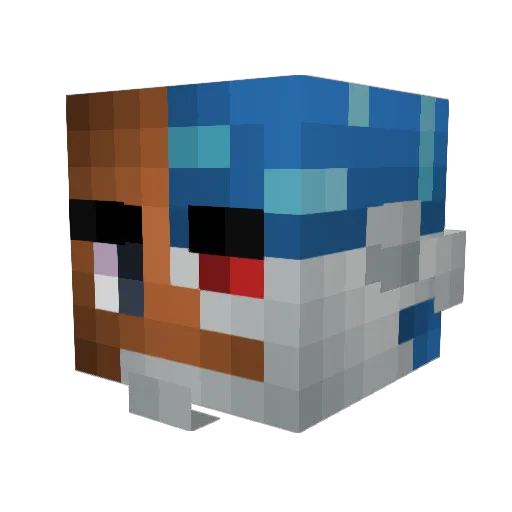 olli_3000 Minecraft avatar head, 3D render