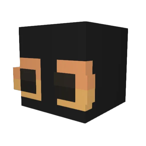 ollieluvscats Minecraft avatar head, 3D render