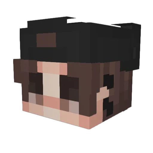 ollifd Minecraft avatar head, 3D render