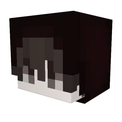 ollwy Minecraft avatar head, 3D render