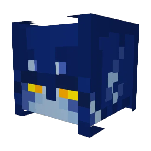 olly_01 Minecraft avatar head, 3D render