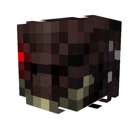 ollybert Minecraft avatar head, 3D render