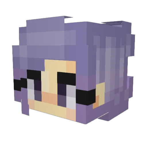 ollydagger Minecraft avatar head, 3D render