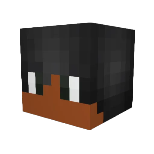 ollyspeaks Minecraft avatar head, 3D render