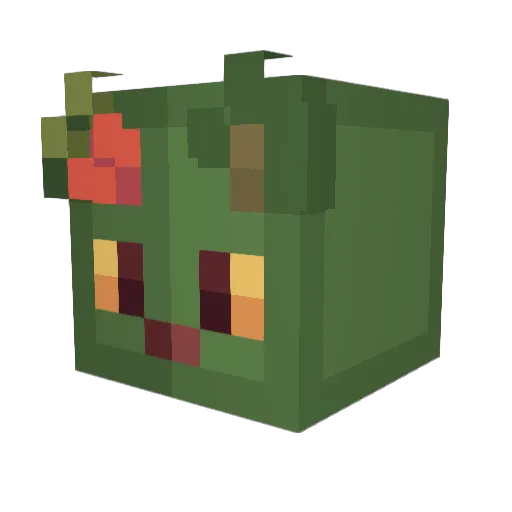 oloctopu Minecraft avatar head, 3D render