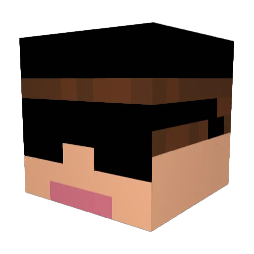 olof_palme Minecraft avatar head, 3D render