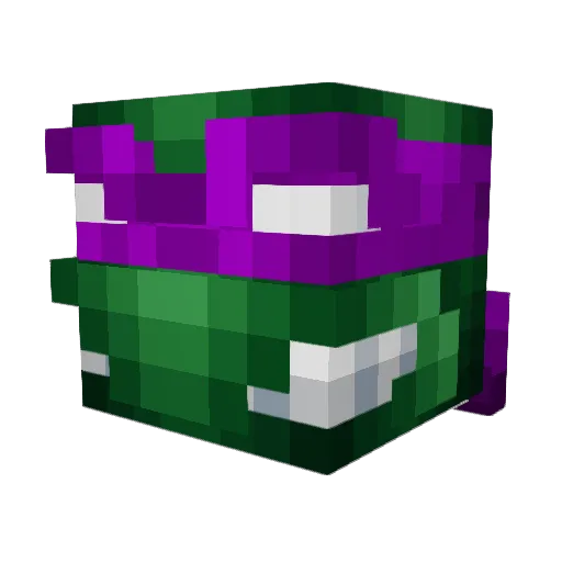 olste15 Minecraft avatar head, 3D render