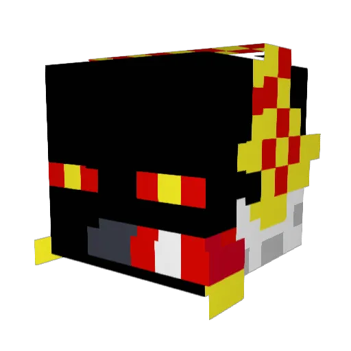 olsterpro Minecraft avatar head, 3D render