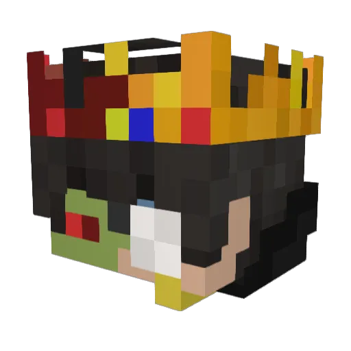 oltrov Minecraft avatar head, 3D render