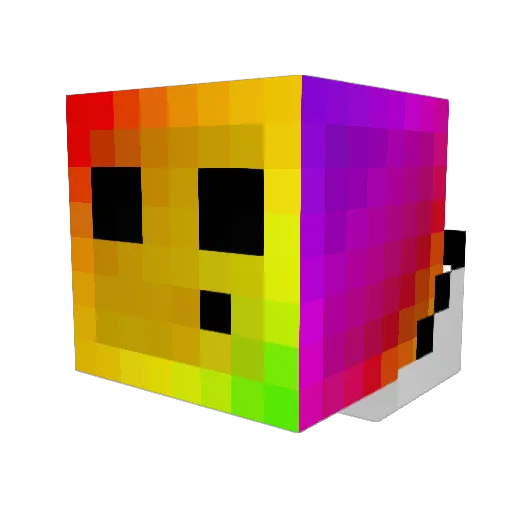 olucu Minecraft avatar head, 3D render