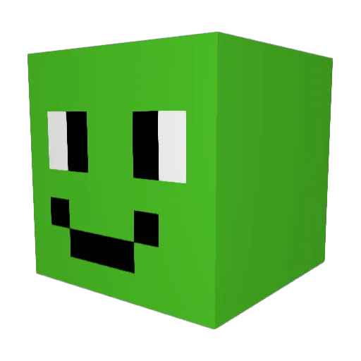 olulim Minecraft avatar head, 3D render