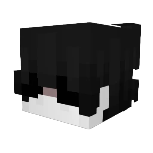 olusiq Minecraft avatar head, 3D render