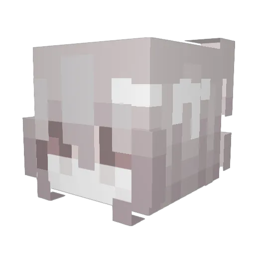 olvzz Minecraft avatar head, 3D render