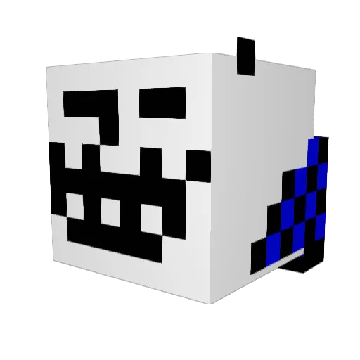 olxa200 Minecraft avatar head, 3D render
