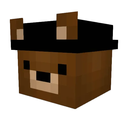 oly_best Minecraft avatar head, 3D render