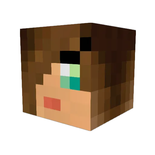 olympic_gold_row Minecraft avatar head, 3D render