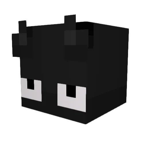 olympusana Minecraft avatar head, 3D render
