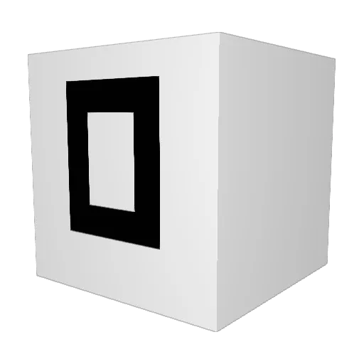 olympusbot Minecraft avatar head, 3D render