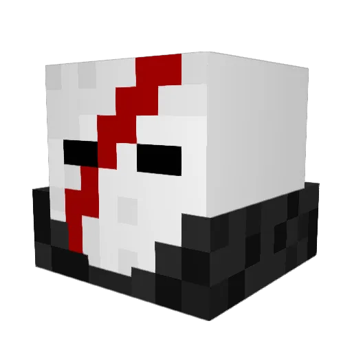 olzum Minecraft avatar head, 3D render